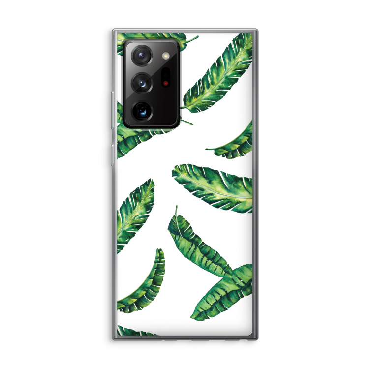 Lange bladeren: Samsung Galaxy Note 20 Ultra / Note 20 Ultra 5G Transparant Hoesje