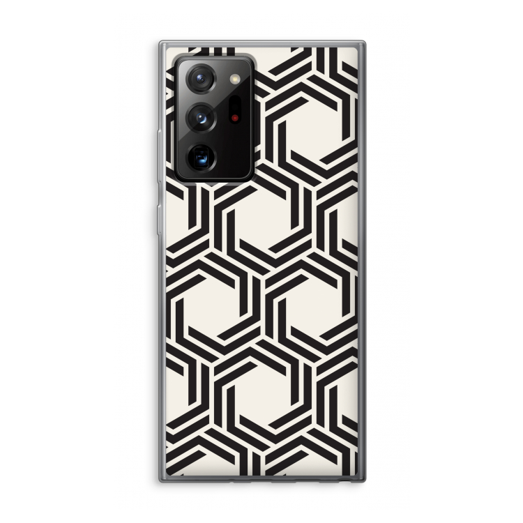 Geometrisch patroon: Samsung Galaxy Note 20 Ultra / Note 20 Ultra 5G Transparant Hoesje