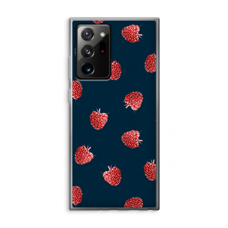Framboosjes: Samsung Galaxy Note 20 Ultra / Note 20 Ultra 5G Transparant Hoesje