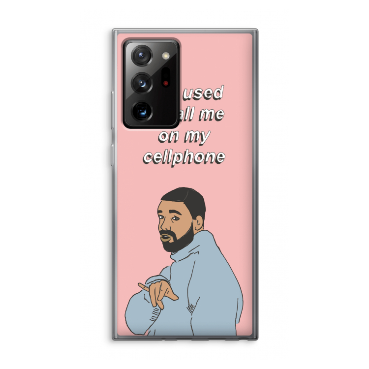 Hotline bling: Samsung Galaxy Note 20 Ultra / Note 20 Ultra 5G Transparant Hoesje