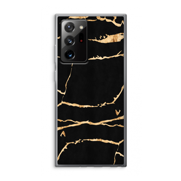 Gouden marmer: Samsung Galaxy Note 20 Ultra / Note 20 Ultra 5G Transparant Hoesje