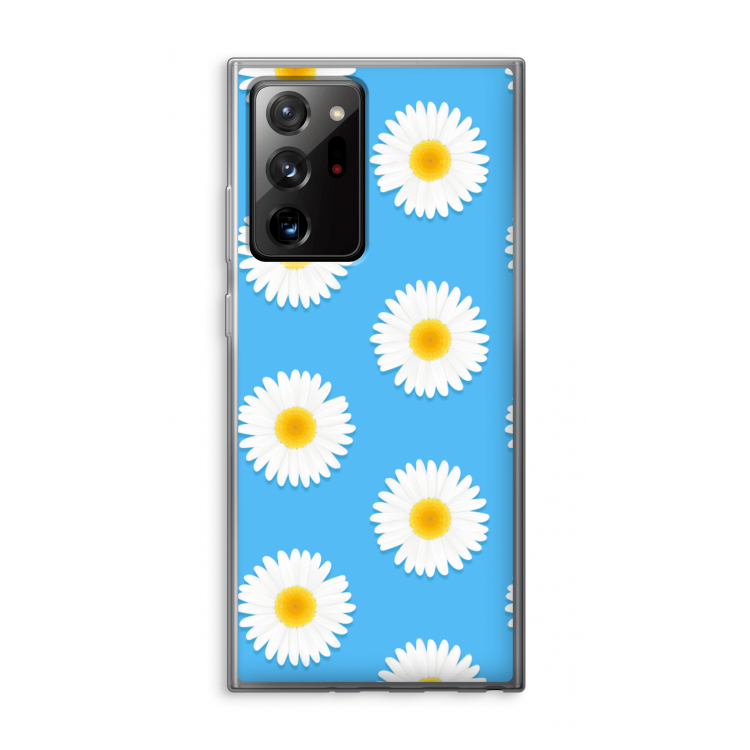Margrietjes: Samsung Galaxy Note 20 Ultra / Note 20 Ultra 5G Transparant Hoesje