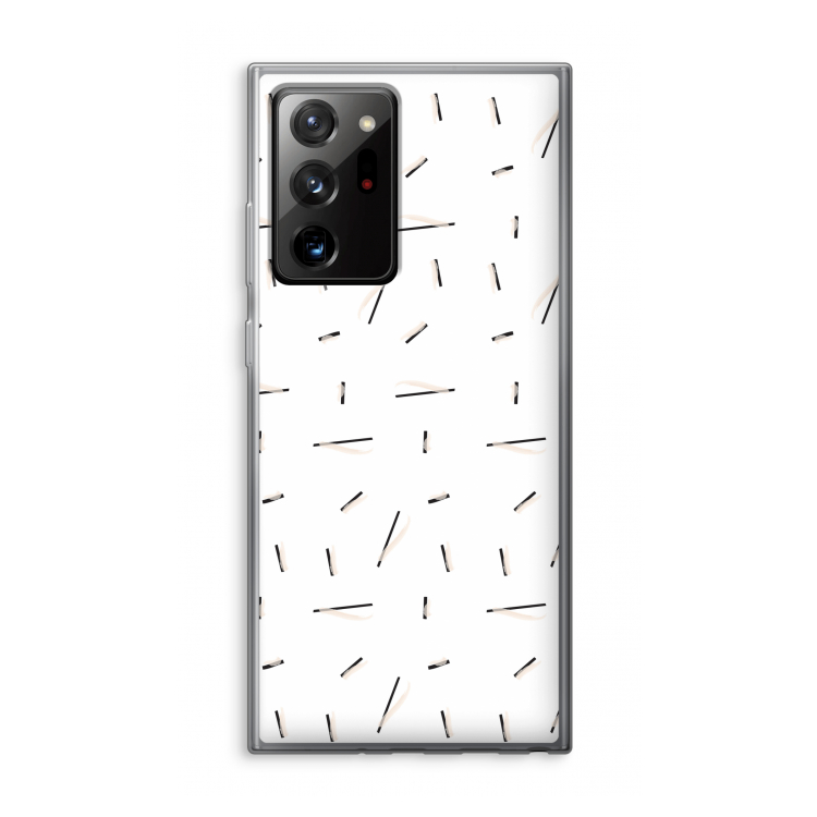 Hipster stripes: Samsung Galaxy Note 20 Ultra / Note 20 Ultra 5G Transparant Hoesje