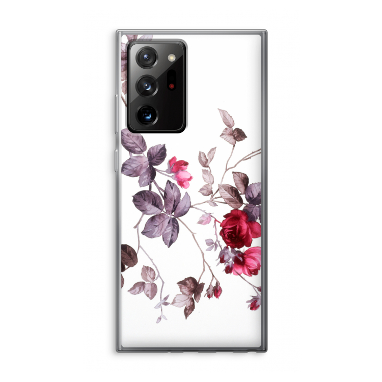 Mooie bloemen: Samsung Galaxy Note 20 Ultra / Note 20 Ultra 5G Transparant Hoesje