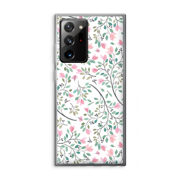 Sierlijke bloemen: Samsung Galaxy Note 20 Ultra / Note 20 Ultra 5G Transparant Hoesje