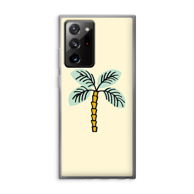 Palmboom: Samsung Galaxy Note 20 Ultra / Note 20 Ultra 5G Transparant Hoesje