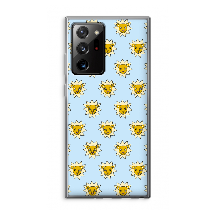 Leeuwenkoppen: Samsung Galaxy Note 20 Ultra / Note 20 Ultra 5G Transparant Hoesje