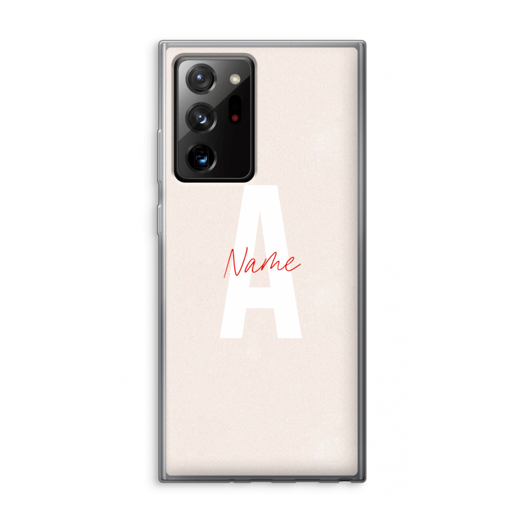 Strawberry Milkshake: Samsung Galaxy Note 20 Ultra / Note 20 Ultra 5G Transparant Hoesje