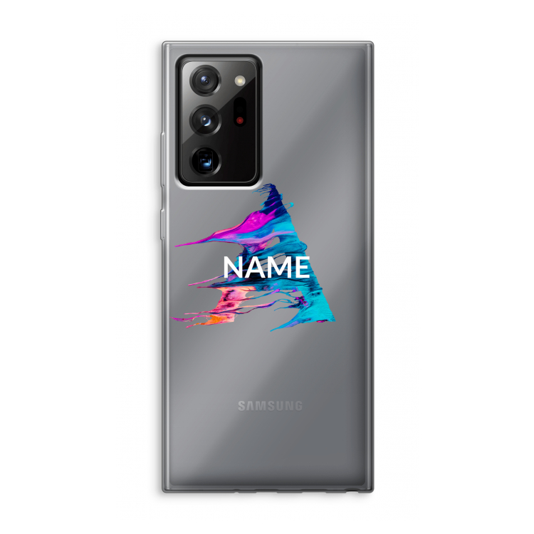 Abstract Spectrum: Samsung Galaxy Note 20 Ultra / Note 20 Ultra 5G Transparant Hoesje