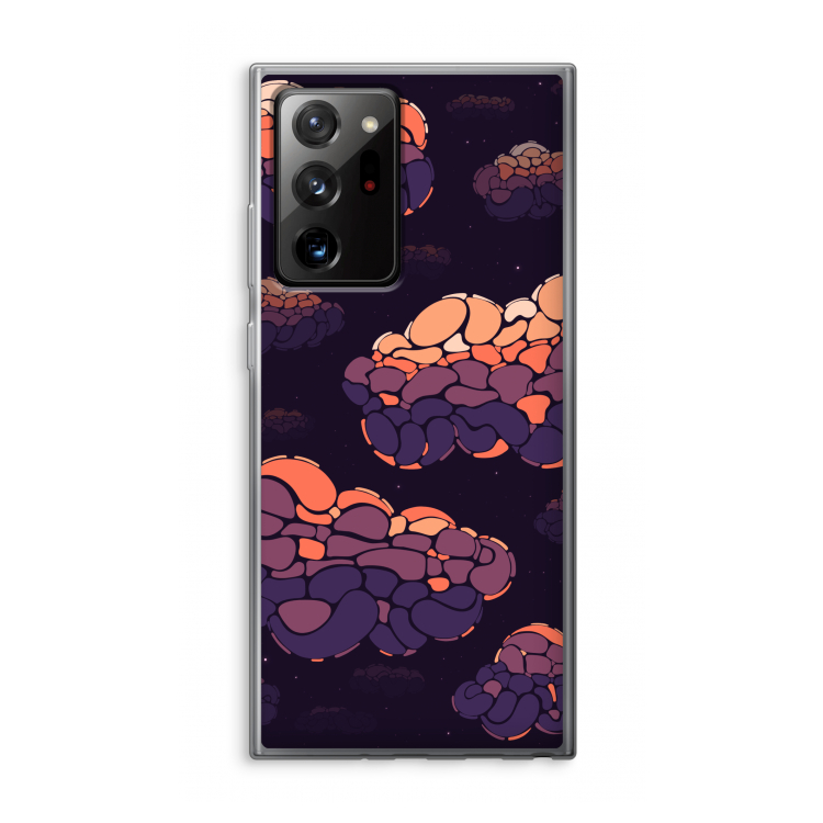 Patroon Wolken: Samsung Galaxy Note 20 Ultra / Note 20 Ultra 5G Transparant Hoesje