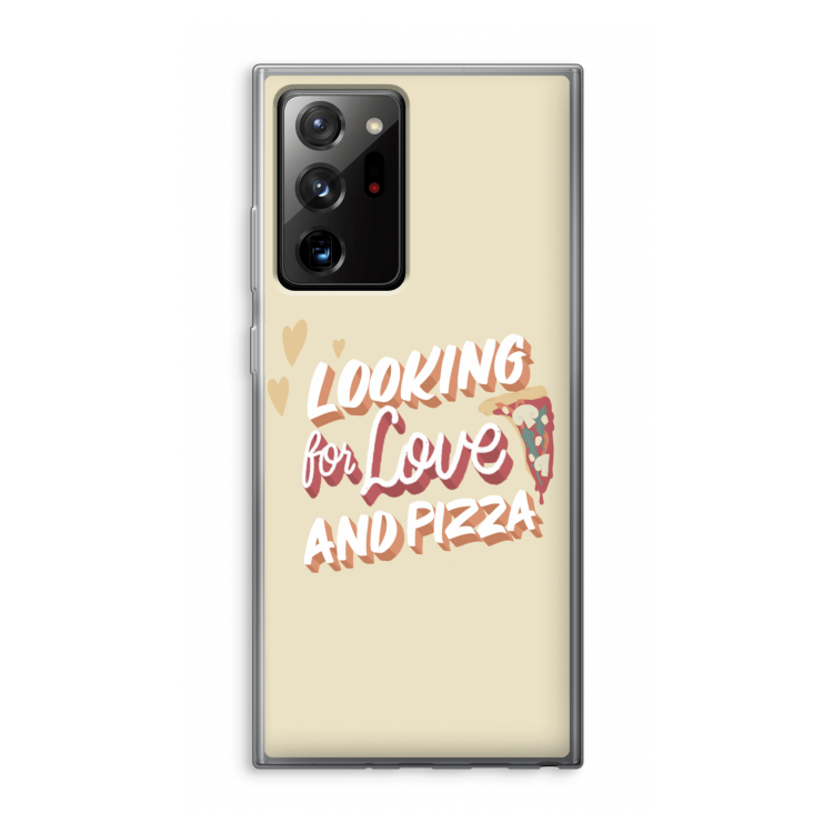 Pizza is the answer: Samsung Galaxy Note 20 Ultra / Note 20 Ultra 5G Transparant Hoesje