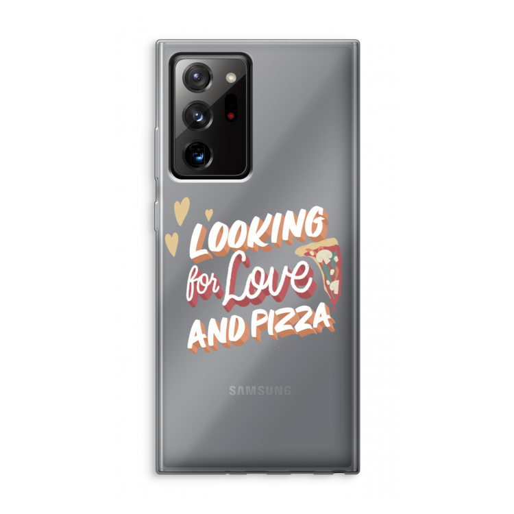 Pizza is the answer: Samsung Galaxy Note 20 Ultra / Note 20 Ultra 5G Transparant Hoesje