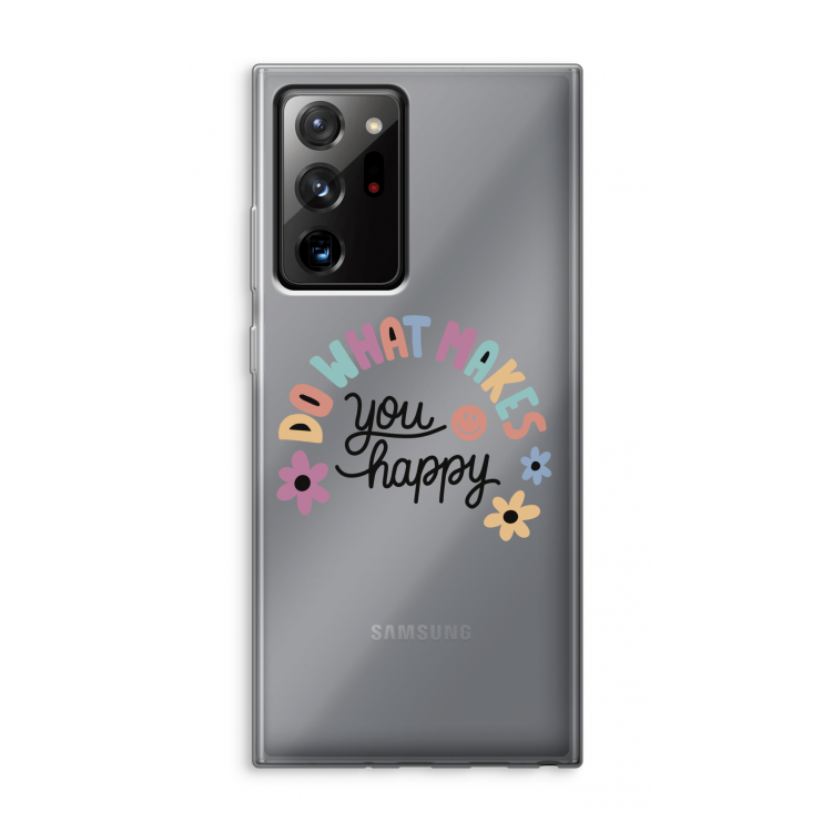 Happy days: Samsung Galaxy Note 20 Ultra / Note 20 Ultra 5G Transparant Hoesje