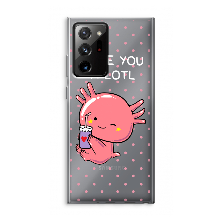 Love You A Lotl: Samsung Galaxy Note 20 Ultra / Note 20 Ultra 5G Transparant Hoesje