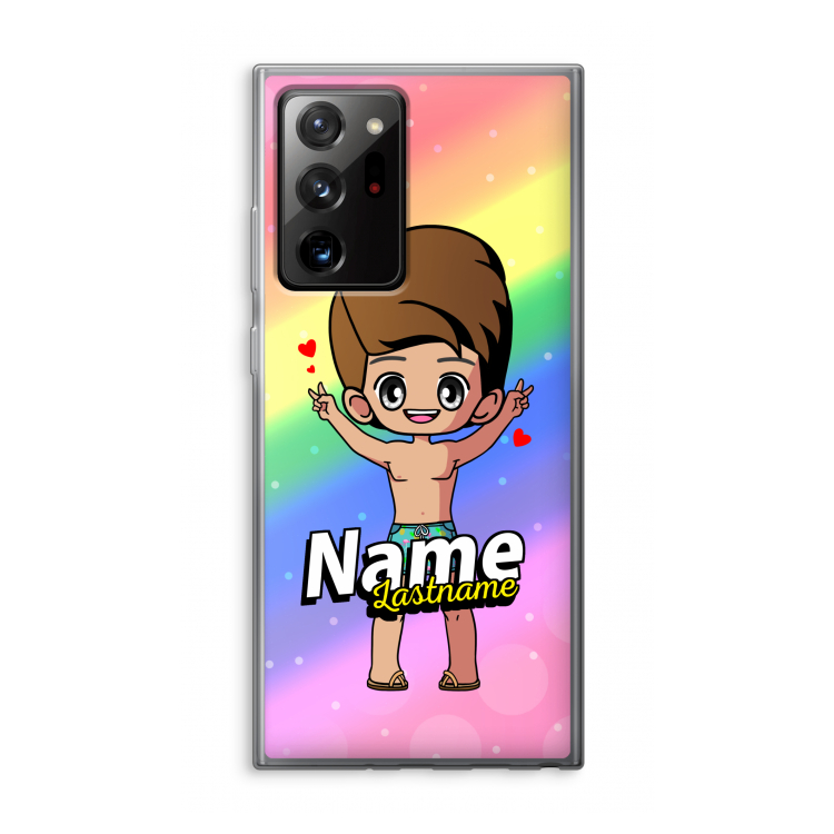 Chibi Maker man: Samsung Galaxy Note 20 Ultra / Note 20 Ultra 5G Transparant Hoesje
