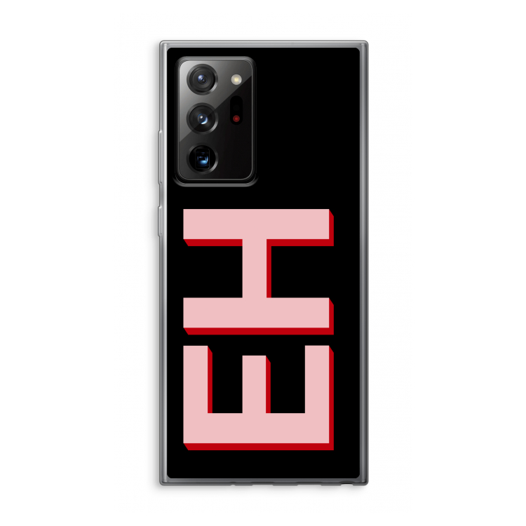 Monogram: Samsung Galaxy Note 20 Ultra / Note 20 Ultra 5G Transparant Hoesje