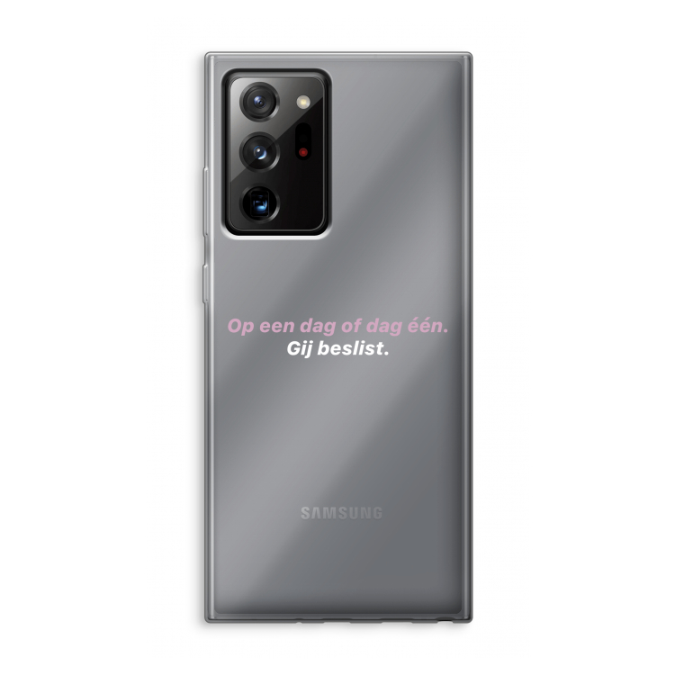 gij beslist: Samsung Galaxy Note 20 Ultra / Note 20 Ultra 5G Transparant Hoesje