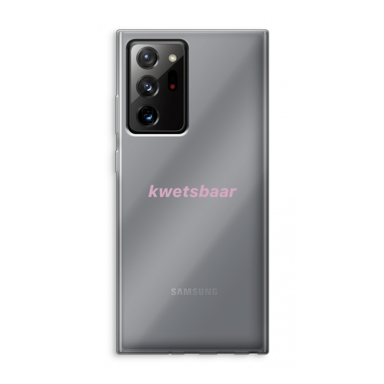 kwetsbaar: Samsung Galaxy Note 20 Ultra / Note 20 Ultra 5G Transparant Hoesje