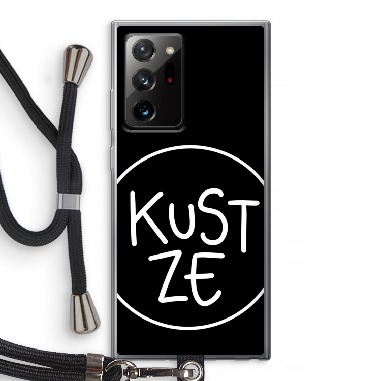 KUST ZE: Samsung Galaxy Note 20 Ultra / Note 20 Ultra 5G Transparant Hoesje met koord
