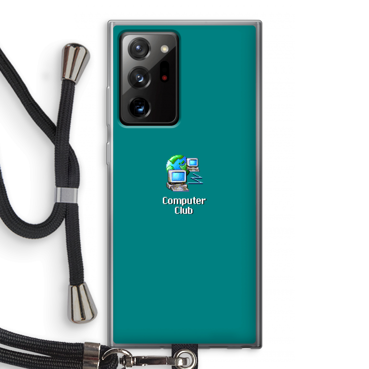 Win98: Samsung Galaxy Note 20 Ultra / Note 20 Ultra 5G Transparant Hoesje met koord