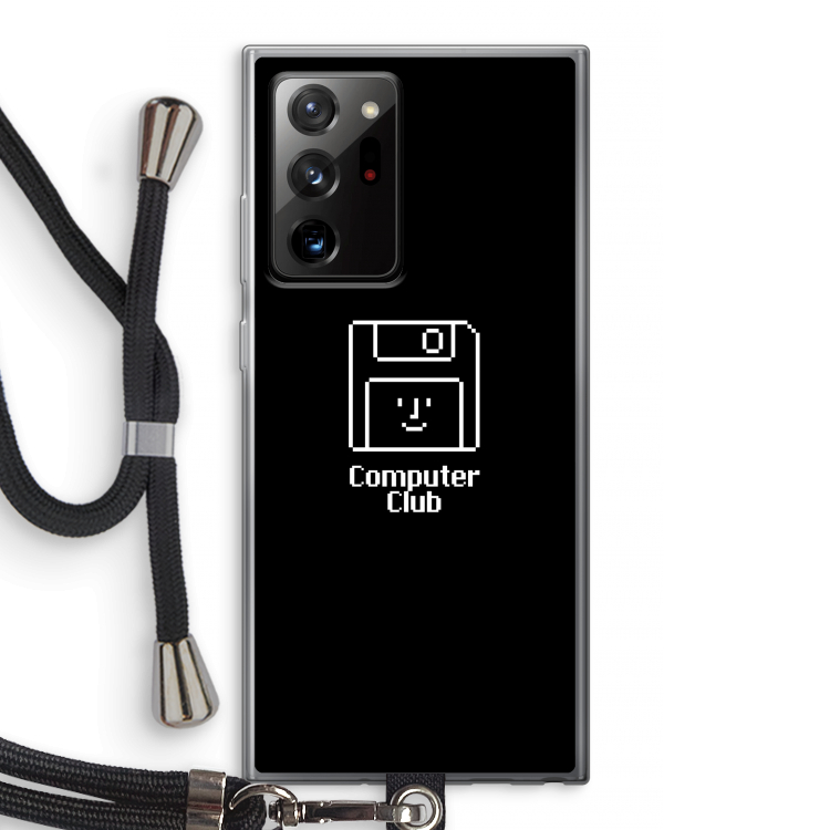 Hello: Samsung Galaxy Note 20 Ultra / Note 20 Ultra 5G Transparant Hoesje met koord