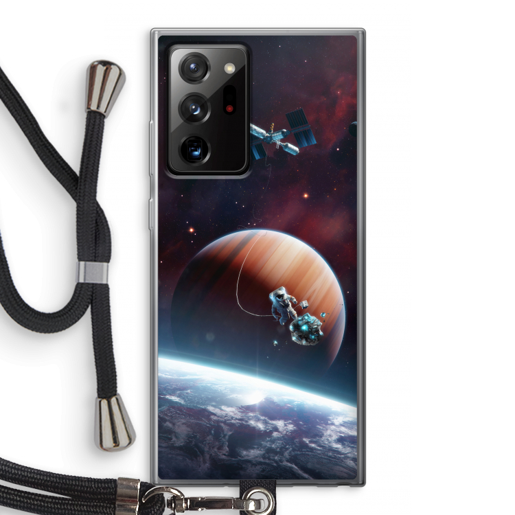 Examiner: Samsung Galaxy Note 20 Ultra / Note 20 Ultra 5G Transparant Hoesje met koord