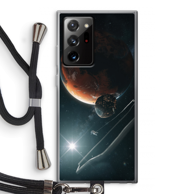 Mars Renaissance: Samsung Galaxy Note 20 Ultra / Note 20 Ultra 5G Transparant Hoesje met koord