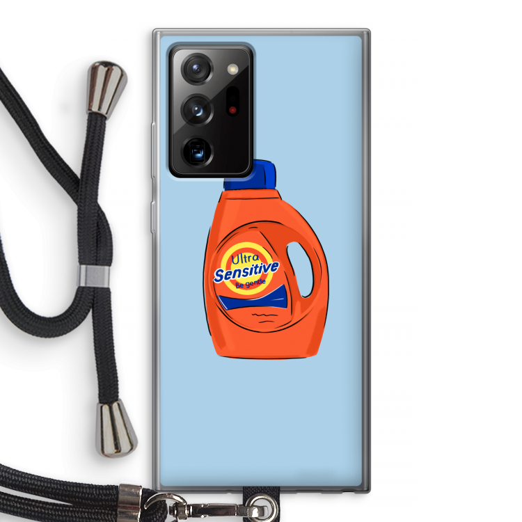 Ultra Sensitive: Samsung Galaxy Note 20 Ultra / Note 20 Ultra 5G Transparant Hoesje met koord