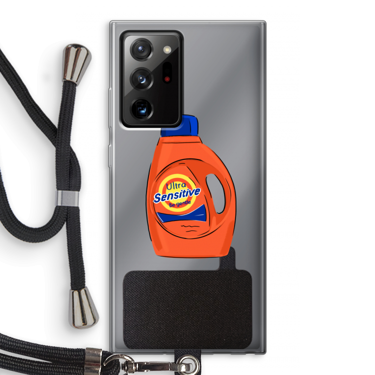 Ultra Sensitive: Samsung Galaxy Note 20 Ultra / Note 20 Ultra 5G Transparant Hoesje met koord