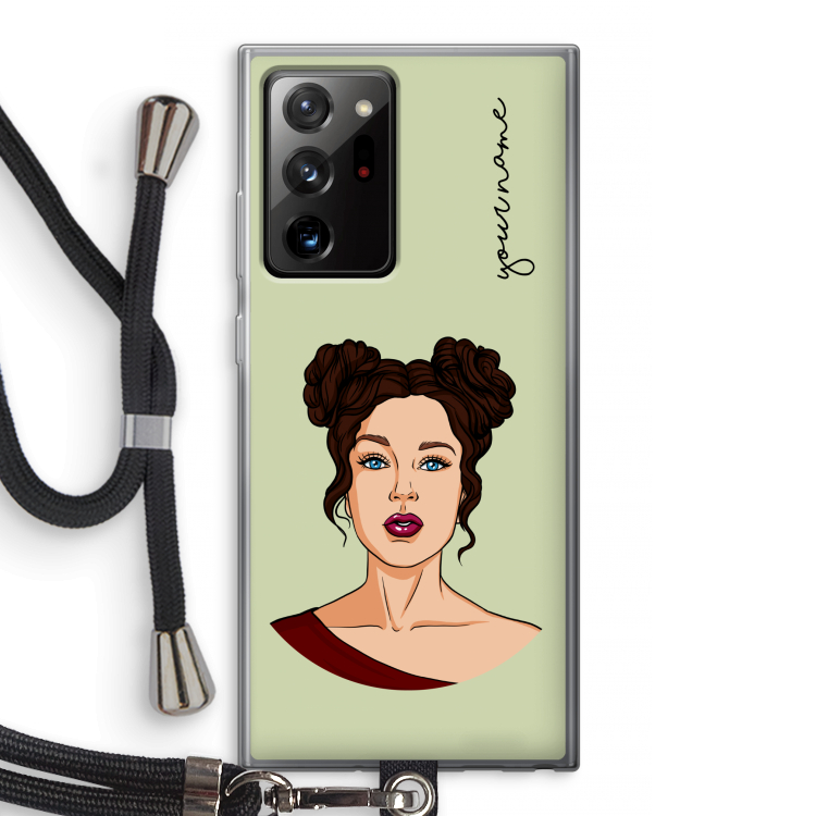 Pop-Art Creator: Samsung Galaxy Note 20 Ultra / Note 20 Ultra 5G Transparant Hoesje met koord