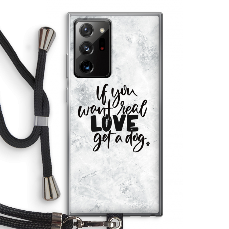 Partner in crime: Samsung Galaxy Note 20 Ultra / Note 20 Ultra 5G Transparant Hoesje met koord