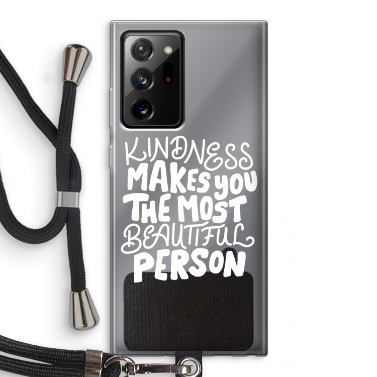 The prettiest: Samsung Galaxy Note 20 Ultra / Note 20 Ultra 5G Transparant Hoesje met koord
