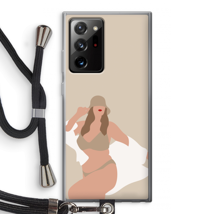 One of a kind: Samsung Galaxy Note 20 Ultra / Note 20 Ultra 5G Transparant Hoesje met koord