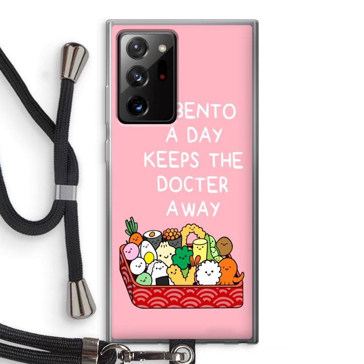 Bento a day: Samsung Galaxy Note 20 Ultra / Note 20 Ultra 5G Transparant Hoesje met koord