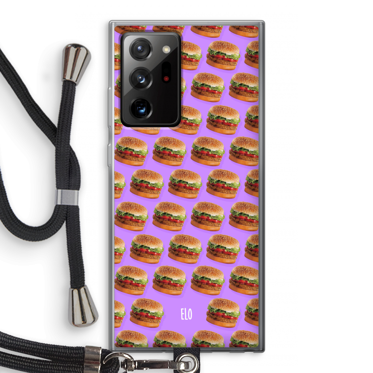 Giants: Samsung Galaxy Note 20 Ultra / Note 20 Ultra 5G Transparant Hoesje met koord