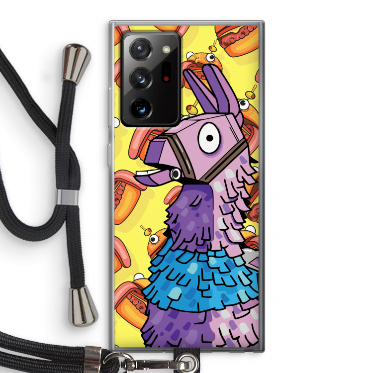 Loot Burger: Samsung Galaxy Note 20 Ultra / Note 20 Ultra 5G Transparant Hoesje met koord