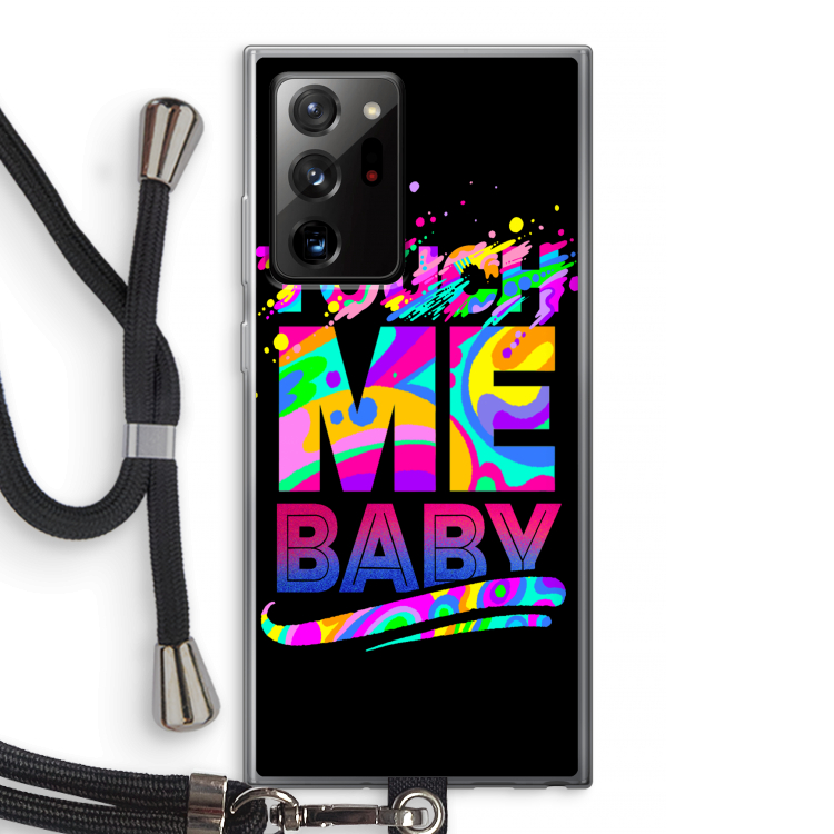 Touch Me: Samsung Galaxy Note 20 Ultra / Note 20 Ultra 5G Transparant Hoesje met koord