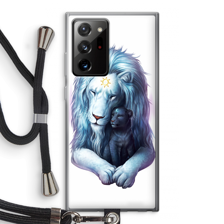 Child Of Light: Samsung Galaxy Note 20 Ultra / Note 20 Ultra 5G Transparant Hoesje met koord