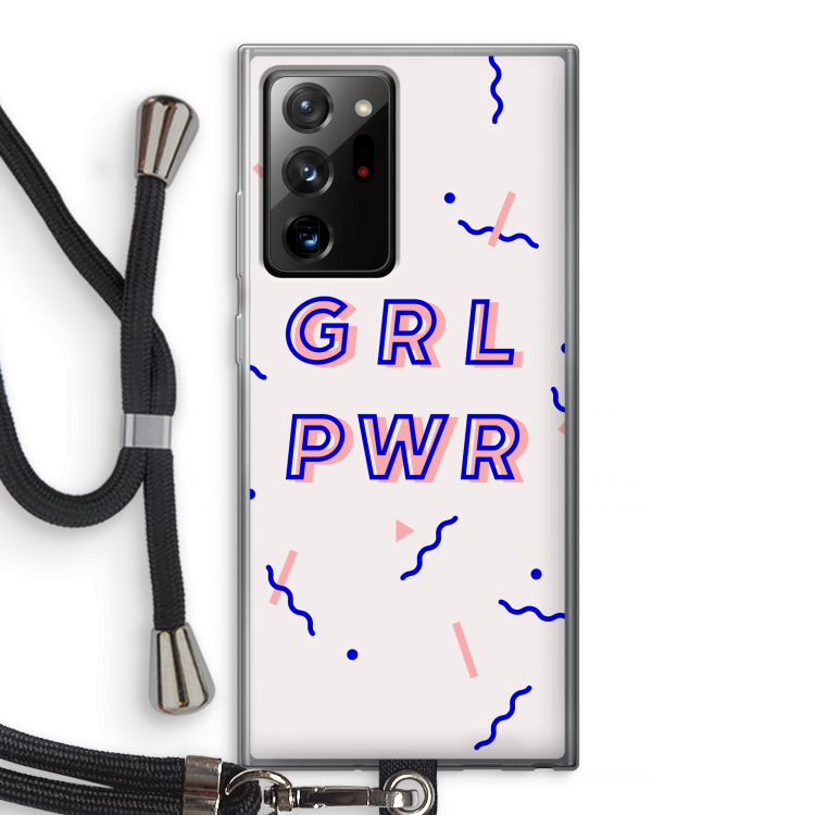 GRL PWR: Samsung Galaxy Note 20 Ultra / Note 20 Ultra 5G Transparant Hoesje met koord