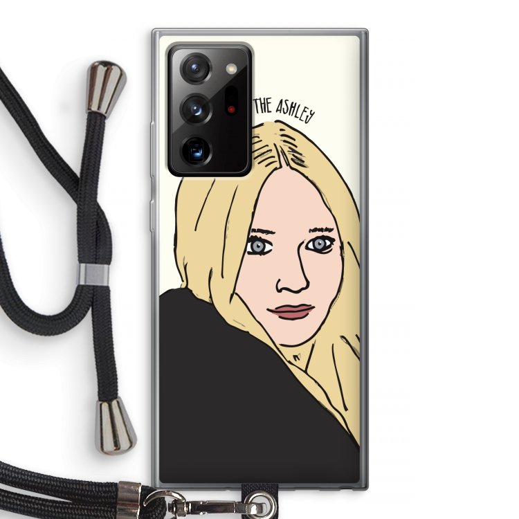 Ashley: Samsung Galaxy Note 20 Ultra / Note 20 Ultra 5G Transparant Hoesje met koord