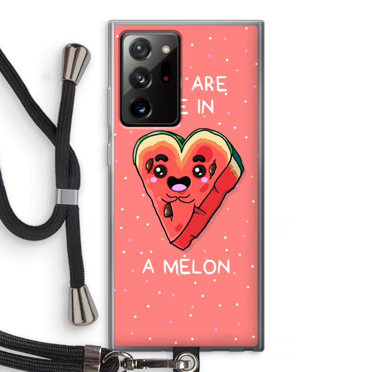 One In A Melon: Samsung Galaxy Note 20 Ultra / Note 20 Ultra 5G Transparant Hoesje met koord