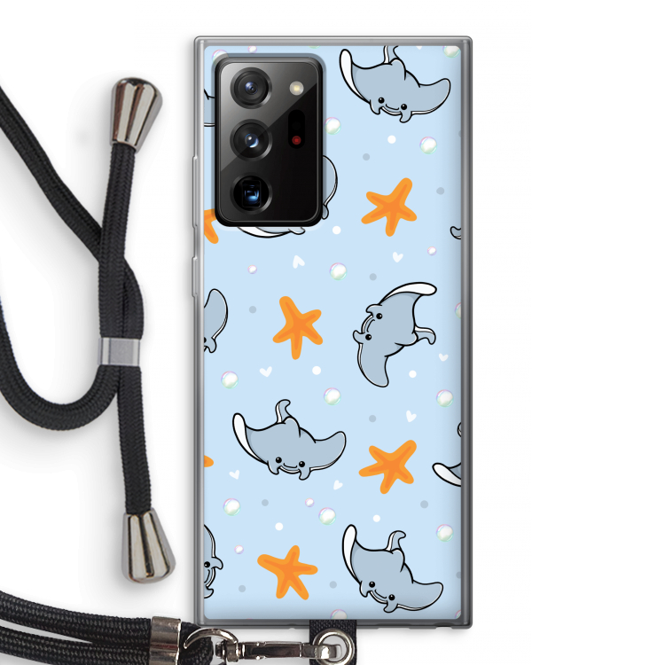 Manta: Samsung Galaxy Note 20 Ultra / Note 20 Ultra 5G Transparant Hoesje met koord