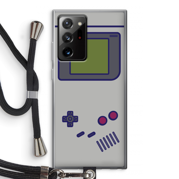 Game On: Samsung Galaxy Note 20 Ultra / Note 20 Ultra 5G Transparant Hoesje met koord