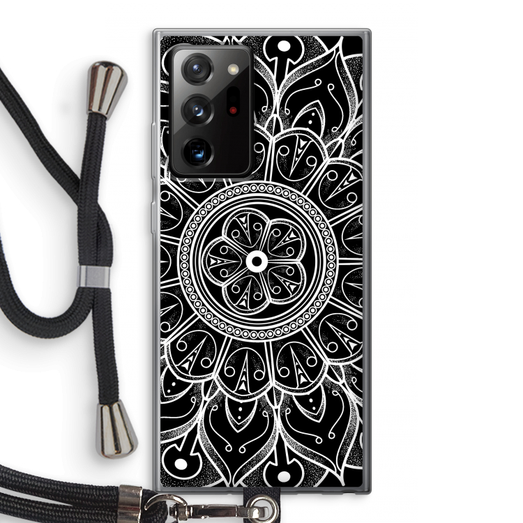 Roses Are Red: Samsung Galaxy Note 20 Ultra / Note 20 Ultra 5G Transparant Hoesje met koord