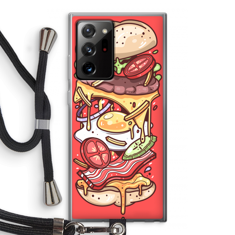 Diet Coke Please: Samsung Galaxy Note 20 Ultra / Note 20 Ultra 5G Transparant Hoesje met koord