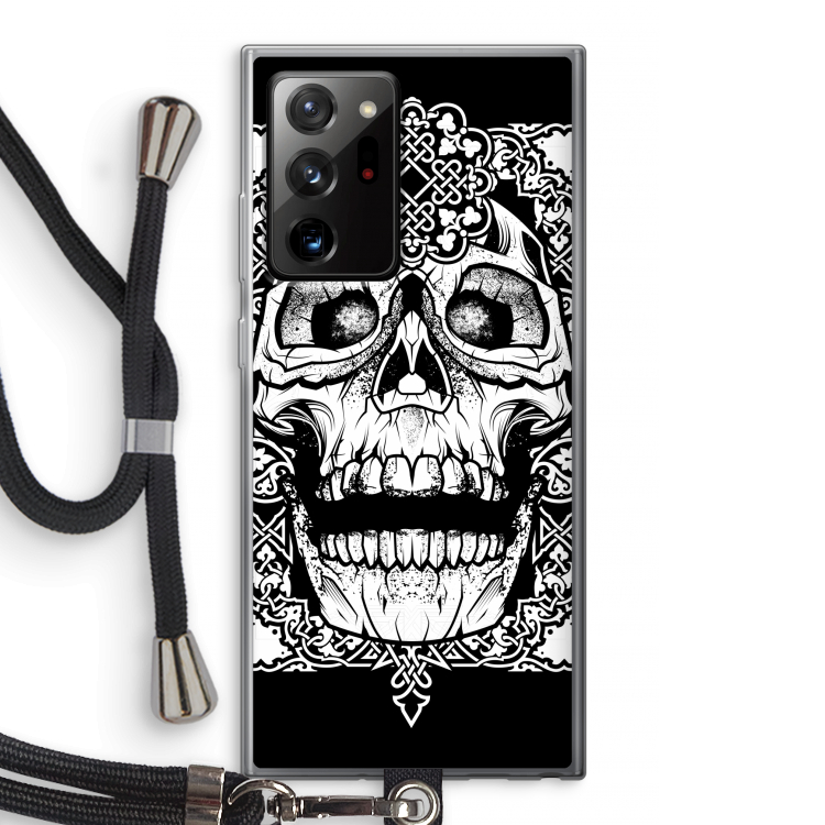 Seek & Destroy: Samsung Galaxy Note 20 Ultra / Note 20 Ultra 5G Transparant Hoesje met koord