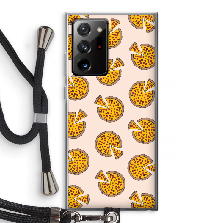You Had Me At Pizza: Samsung Galaxy Note 20 Ultra / Note 20 Ultra 5G Transparant Hoesje met koord
