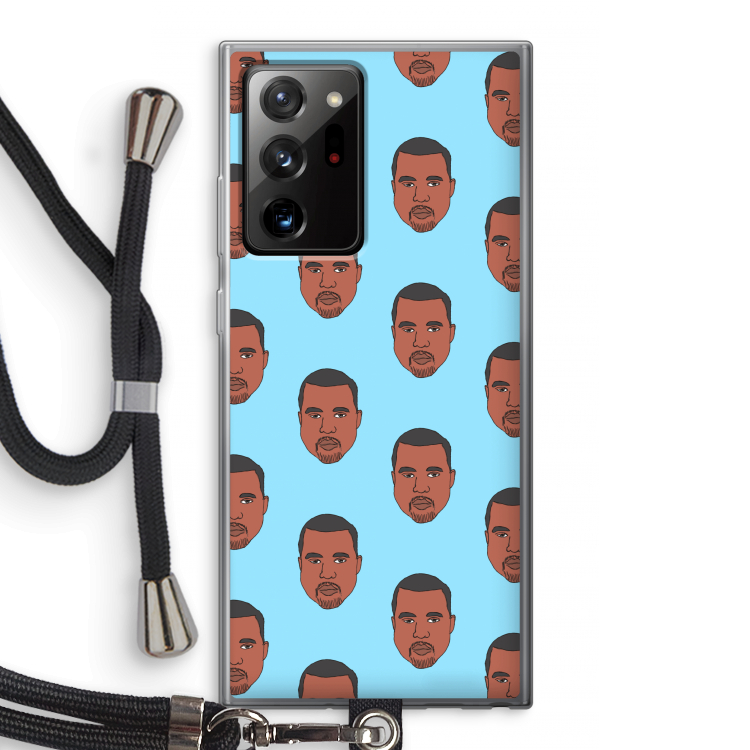 Kanye Call Me?: Samsung Galaxy Note 20 Ultra / Note 20 Ultra 5G Transparant Hoesje met koord