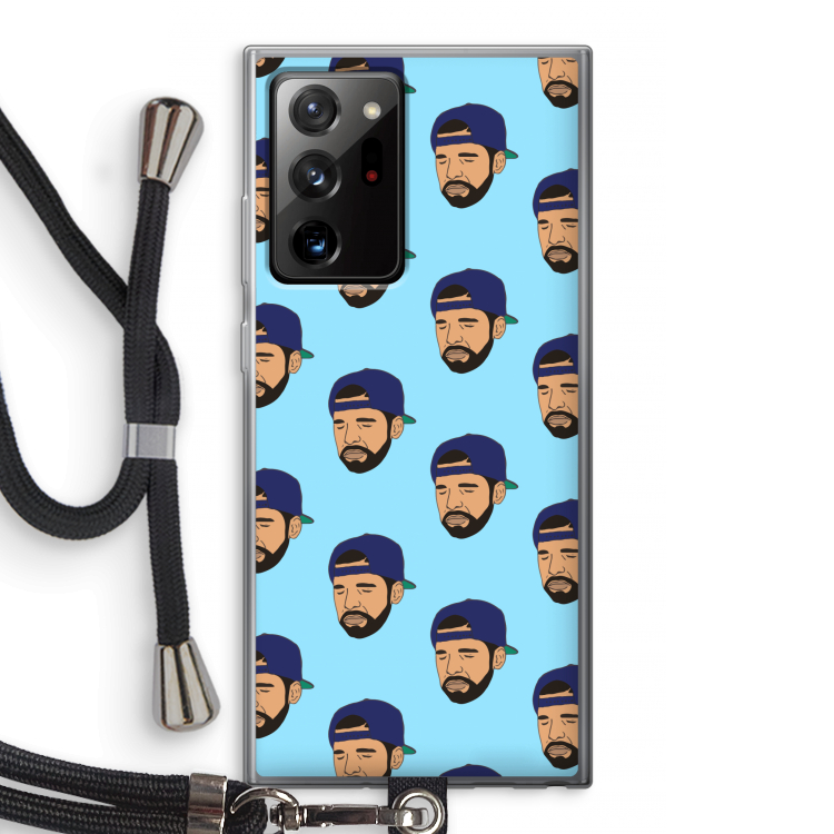 Drake Away: Samsung Galaxy Note 20 Ultra / Note 20 Ultra 5G Transparant Hoesje met koord