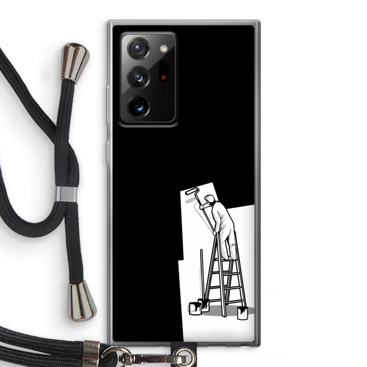 Musketon Painter: Samsung Galaxy Note 20 Ultra / Note 20 Ultra 5G Transparant Hoesje met koord